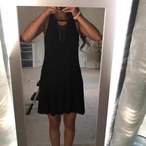 Black flowy dress